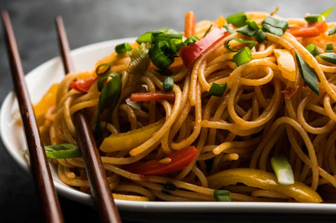 Stir Fried Spicy Noodles (V)
