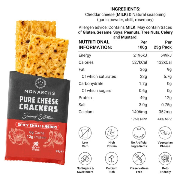 Monarch Crackers Spicy Chilli & Herbs