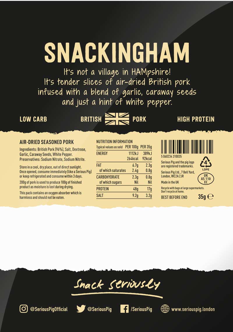 Serious Pig Snackingham "Classic"