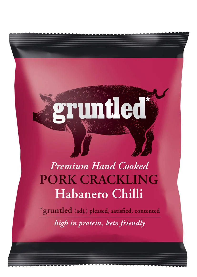 Gruntled Pork Crackling Habanero Chilli 35g