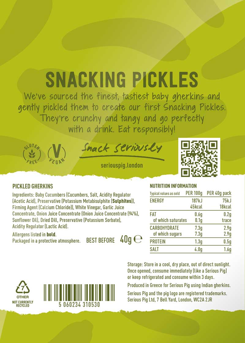 Serious Pig Snacking Pickles