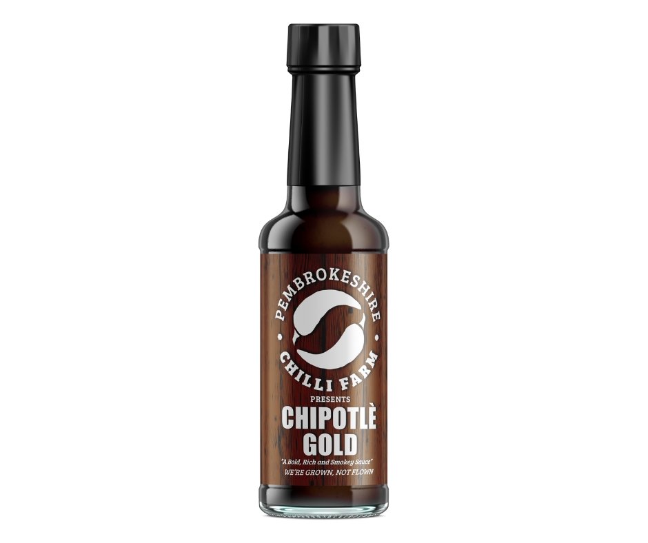 Chipotle Gold Chilli Sauce 165g - Pembrokeshire Chilli Farm