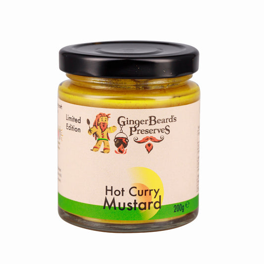 Ginger Beard's Hot Curry Mustard - Pembrokeshire Chilli Farm