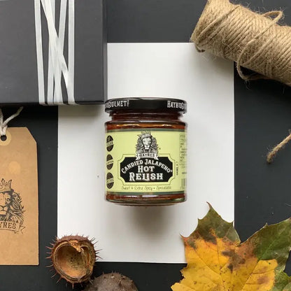 Haynes Candied Jalapeno Relish, Spreadable Sweet and Hot Sauce