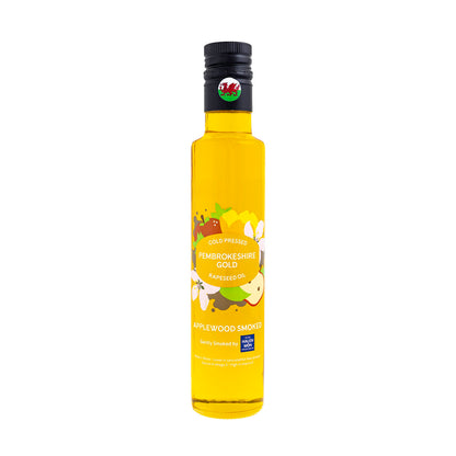 Pembrokeshire Gold Applewood Smoked Rapeseed Oil 250ml