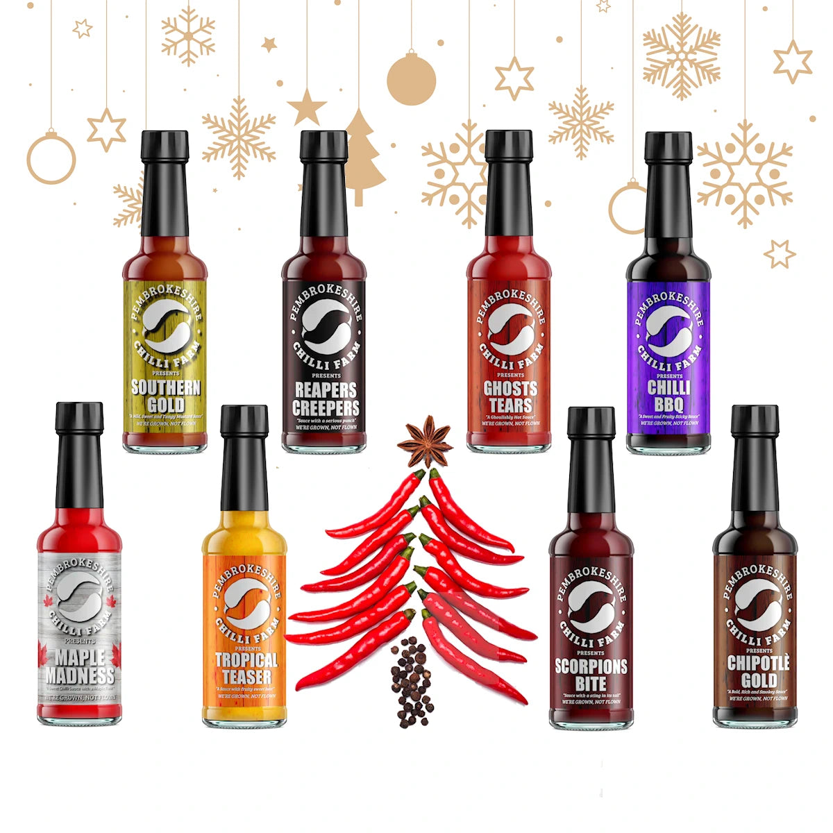 A Spicy Noel - The 8-Sauce Christmas Gift Pack