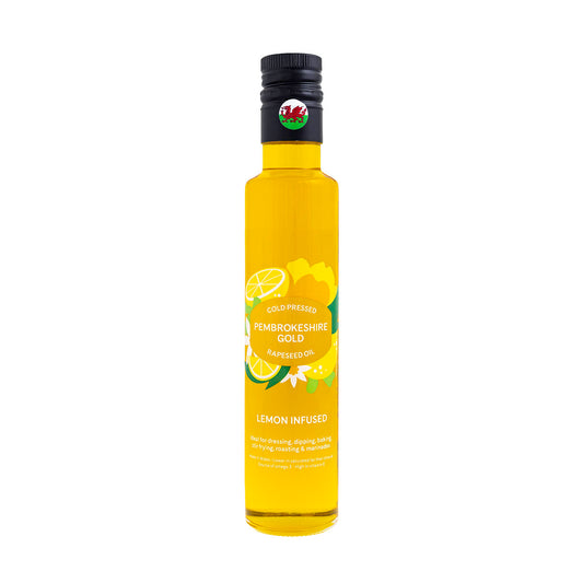 Pembrokeshire Gold Lemon Infused Rapeseed Oil 250ml