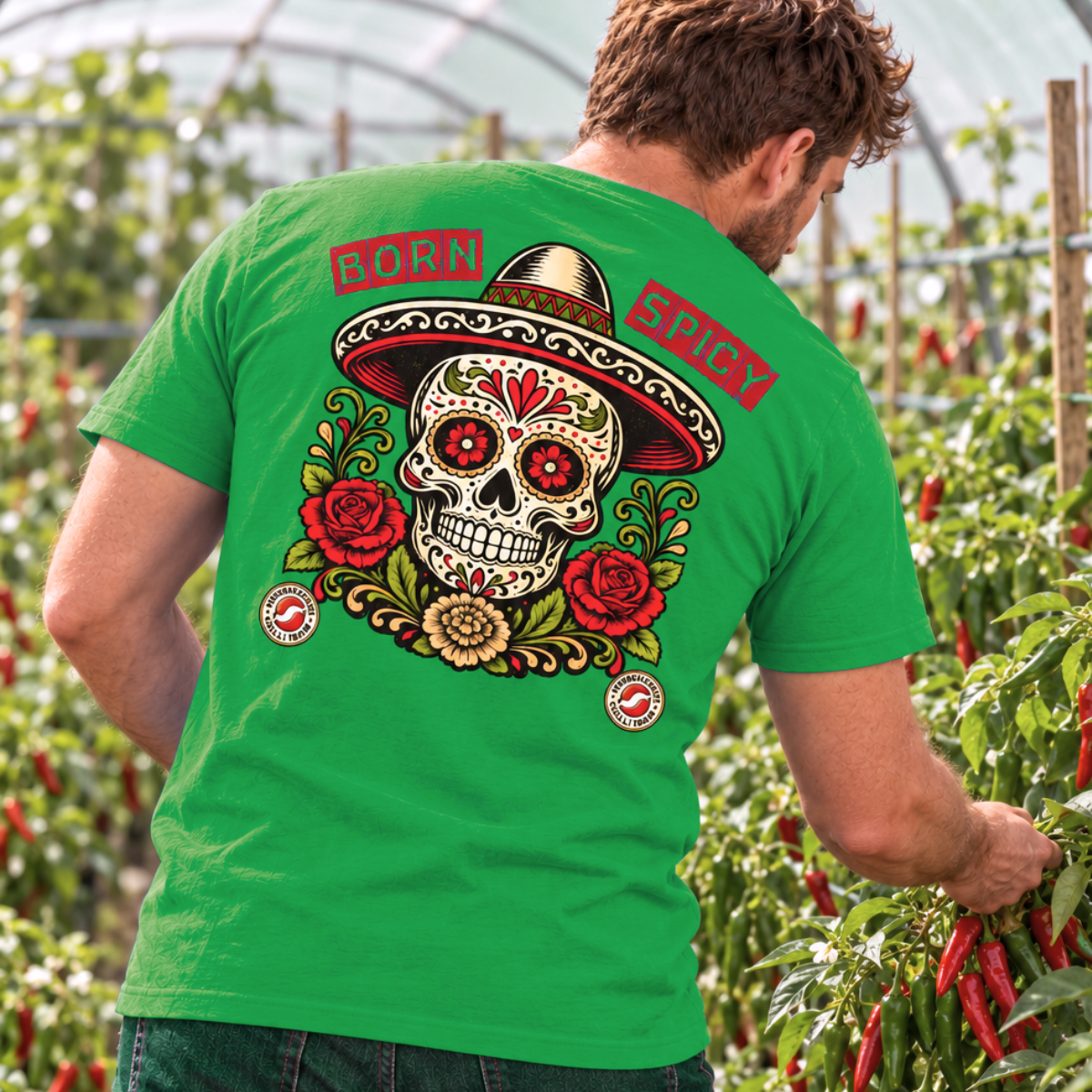 100% Cotton Born Spicy Short Sleeve T shirt