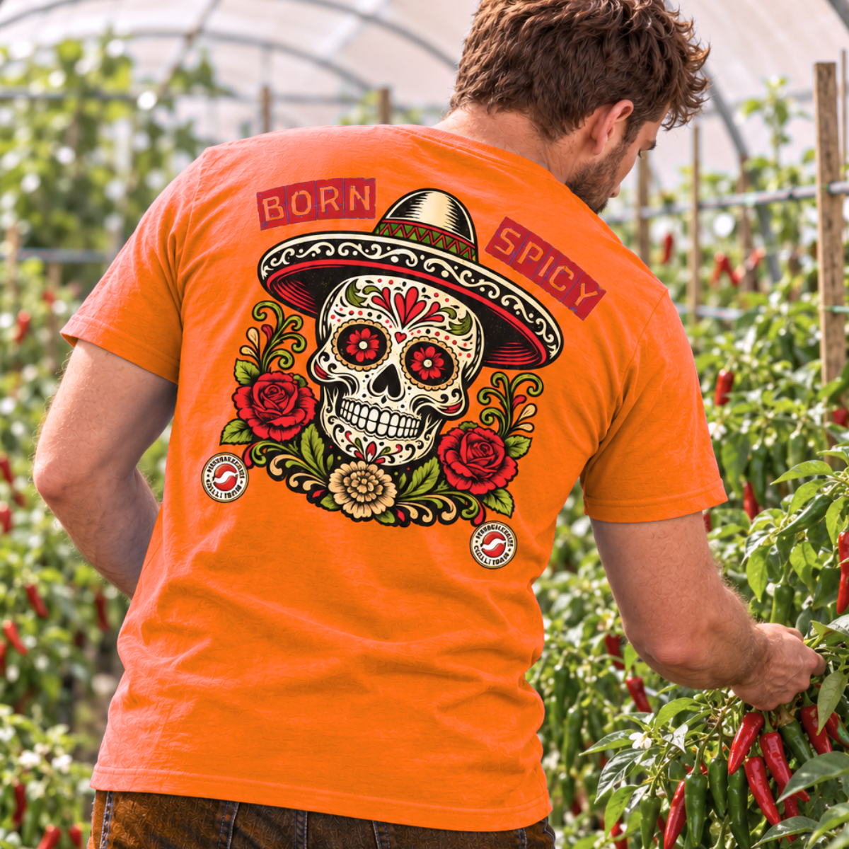 100% Cotton Born Spicy Short Sleeve T shirt