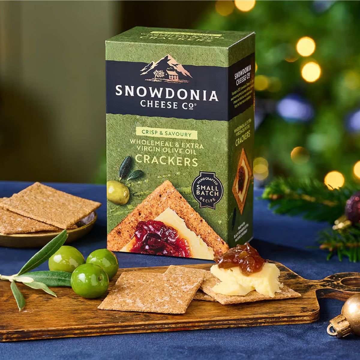 NEW Snowdonia Wholemeal & Extra Virgin Olive Oil Crackers