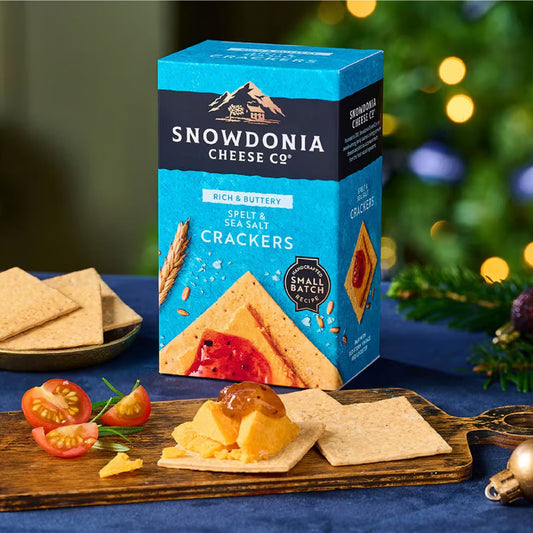 NEW Snowdonia Spelt & Sea Salt Crackers