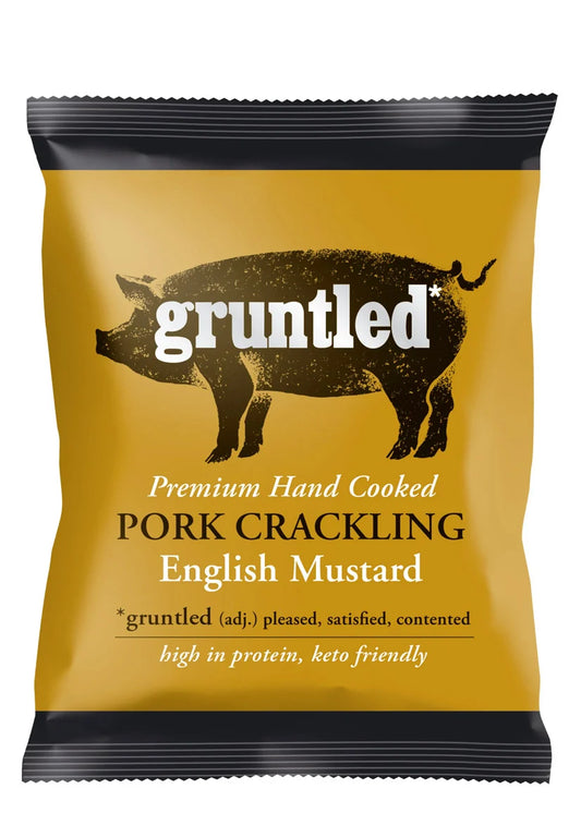 Gruntled Pork Crackling English Mustard 35g