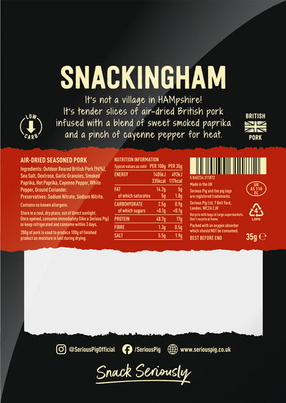 Serious Pig Snackingham "Chorizo"