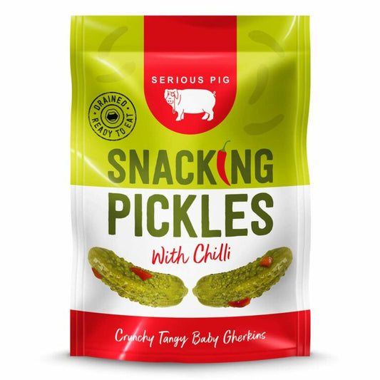 Serious Pig Snacking Pickles with Chilli