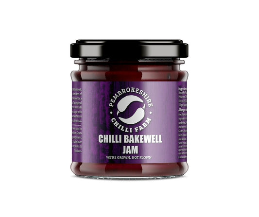Chilli Bakewell Jam - Pembrokeshire Chilli Farm