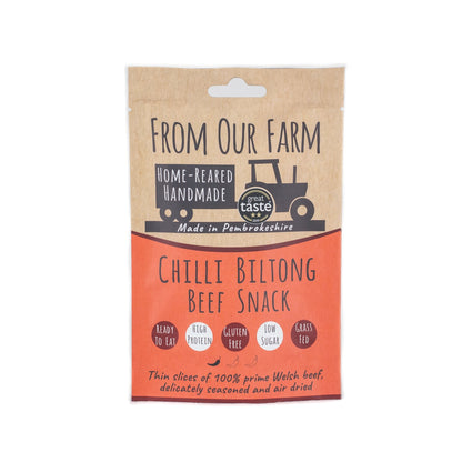 Chilli Biltong - Pembrokeshire Chilli FarmBiltong