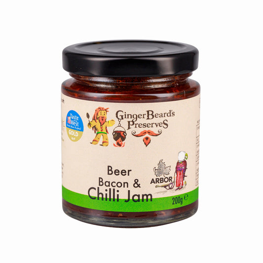 Ginger Beard's Beer, Bacon & Chilli Jam - Pembrokeshire Chilli Farm